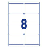 Weatherproof film labels 99.1 x 67.7 mm - Al Masam Stationery LLC